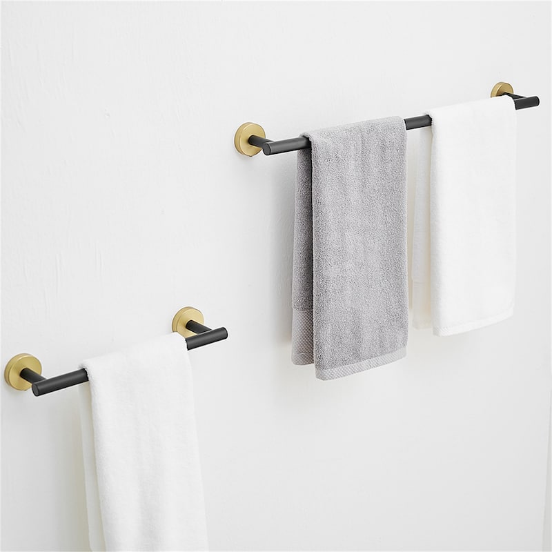 5 Piece Bathroom Hardware Set Wall Mount Modern Bathroom Towel Holder Bar Set 304 Stainless Steel Bath Fixtures Accessories Set