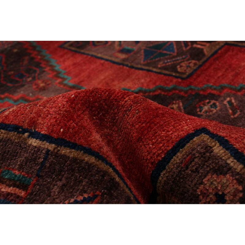 ECARPETGALLERY Hand-knotted Konya Anatolian Red Wool Rug - 4'5 x 10'9