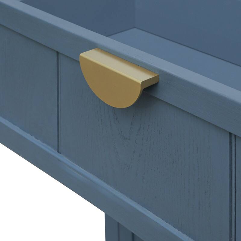 3 Drawer Cabinet, American Furniture,Suitable for bedroom, living room, study ,Blue