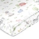 preview thumbnail 1 of 4, Sweet Jojo Designs Farm Animals Boy Girl Gender Neutral Satin Fitted Crib Sheet Watercolor Farmhouse Horse Cow Sheep Pig Chicken