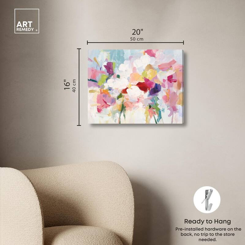 Saturated Colors II Canvas by Art Remedy, Gallery Wrapped