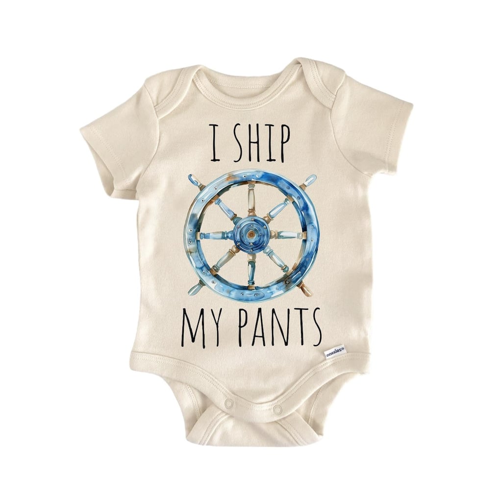 Ship My Pants Boat Nautical - Baby Boy Girl Clothes Infant Bodysuit Funny Cute Newborn