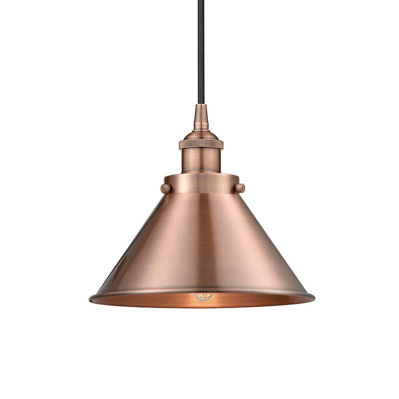 Innovations Lighting 616-1PH-9-10 Briarcliff Pendant Briarcliff 10" - Antique Copper