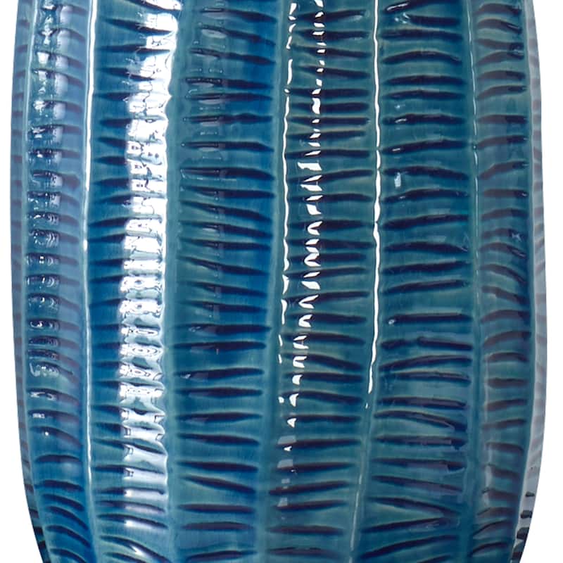 Uttermost Bixby Blue Table Lamp - 28.75" H X 17" W X 17" D