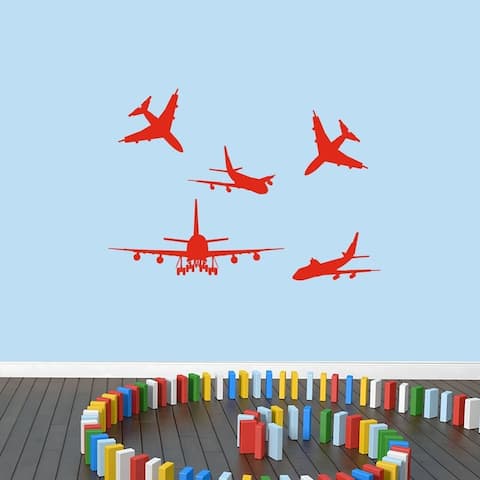 Airplanes Small Set Wall Decal