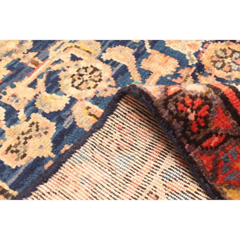 ECARPETGALLERY Hand-knotted Anadol Dark Navy Wool Rug - 3'6 x 7'0