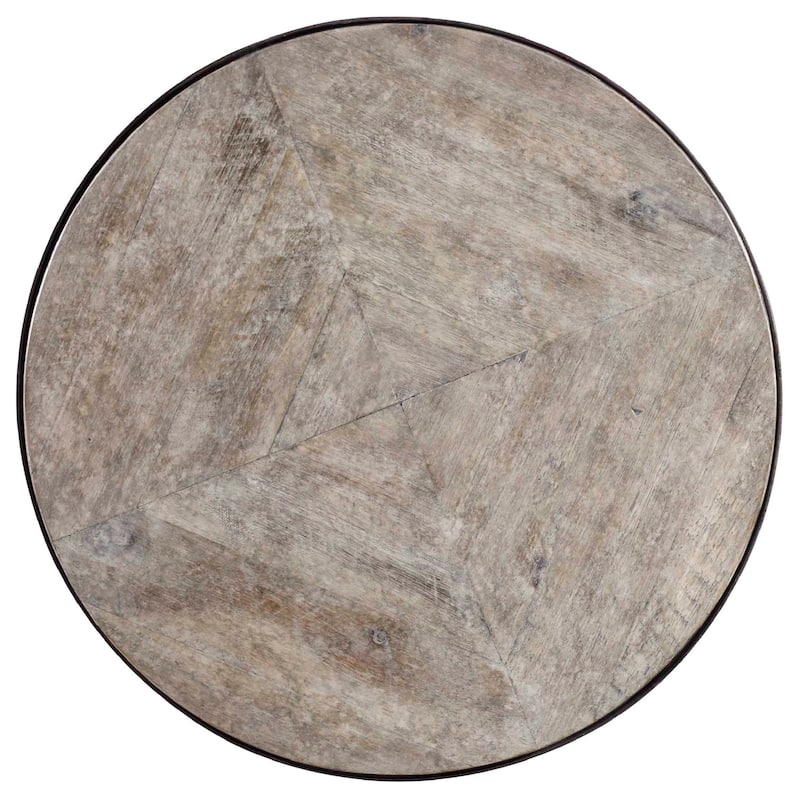 Hooker Furniture 19 Inch Diameter Acacia Wood Nesting Tables from the