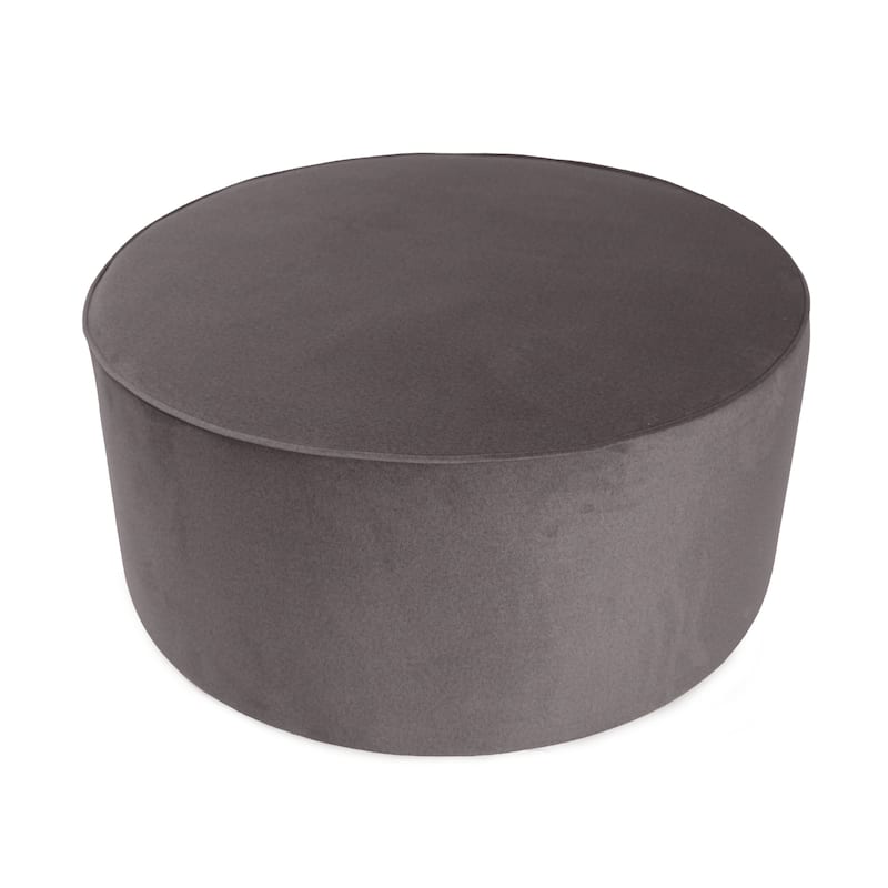 Universal 36" Round Ottoman Qivuit Gray