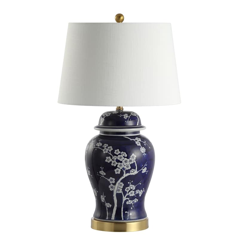 Ellie 29.5" Ginger Jar Ceramic/Metal LED Table Lamp, by JONATHAN Y