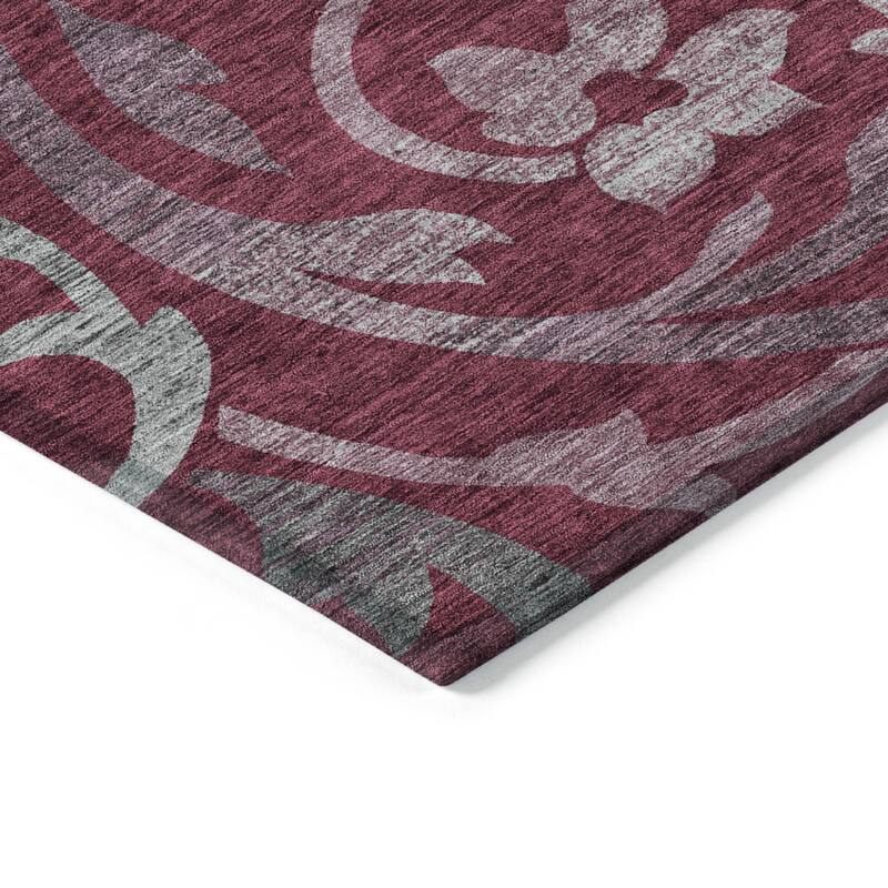HomeRoots Floral Transitional Rectangle Outdoor Rug
