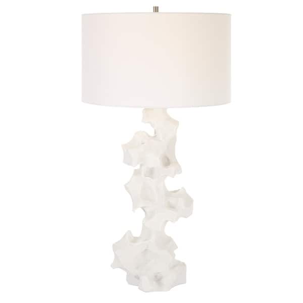 slide 2 of 8, Uttermost Remnant White Marble Table Lamp - 17 W X 32 H X 17 D (in)