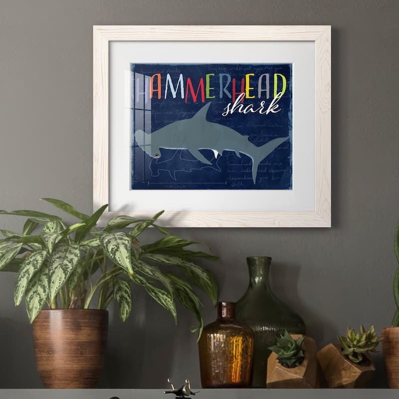 Hammerhead Shark-Premium Framed Canvas - Ready to Hang - Bed Bath ...