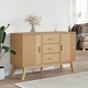 preview thumbnail 2 of 3, vidaXL Sideboard OLDEN Brown 44.9"x16.9"x28.9" Solid Wood Pine - 44.9" x 16.9" x 28.9"