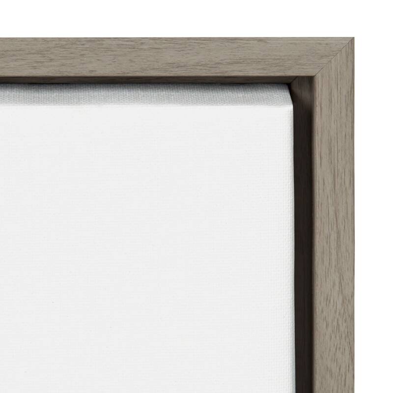 Kate and Laurel Sylvie Smiling Cat Framed Canvas by Amy Peterson