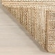 preview thumbnail 24 of 31, Home Conservatory Striped Handwoven Jute Area Rug