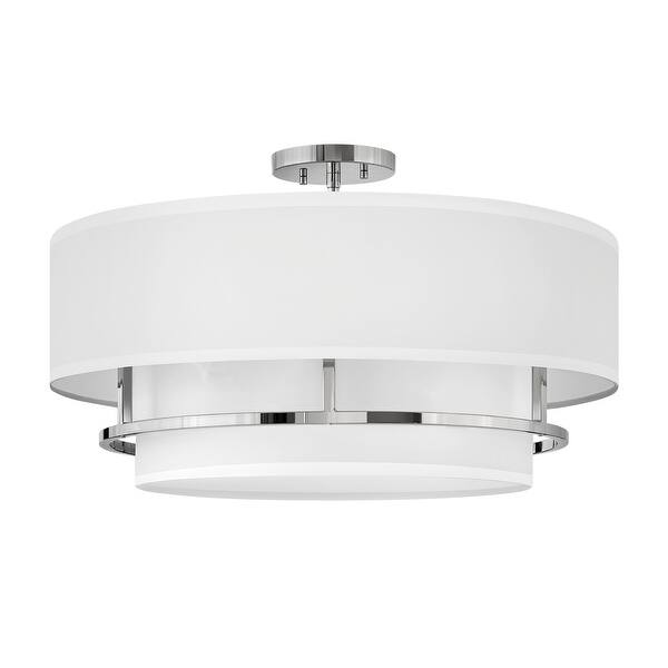slide 2 of 3, Hinkley Graham Large Semi-Flush Mount