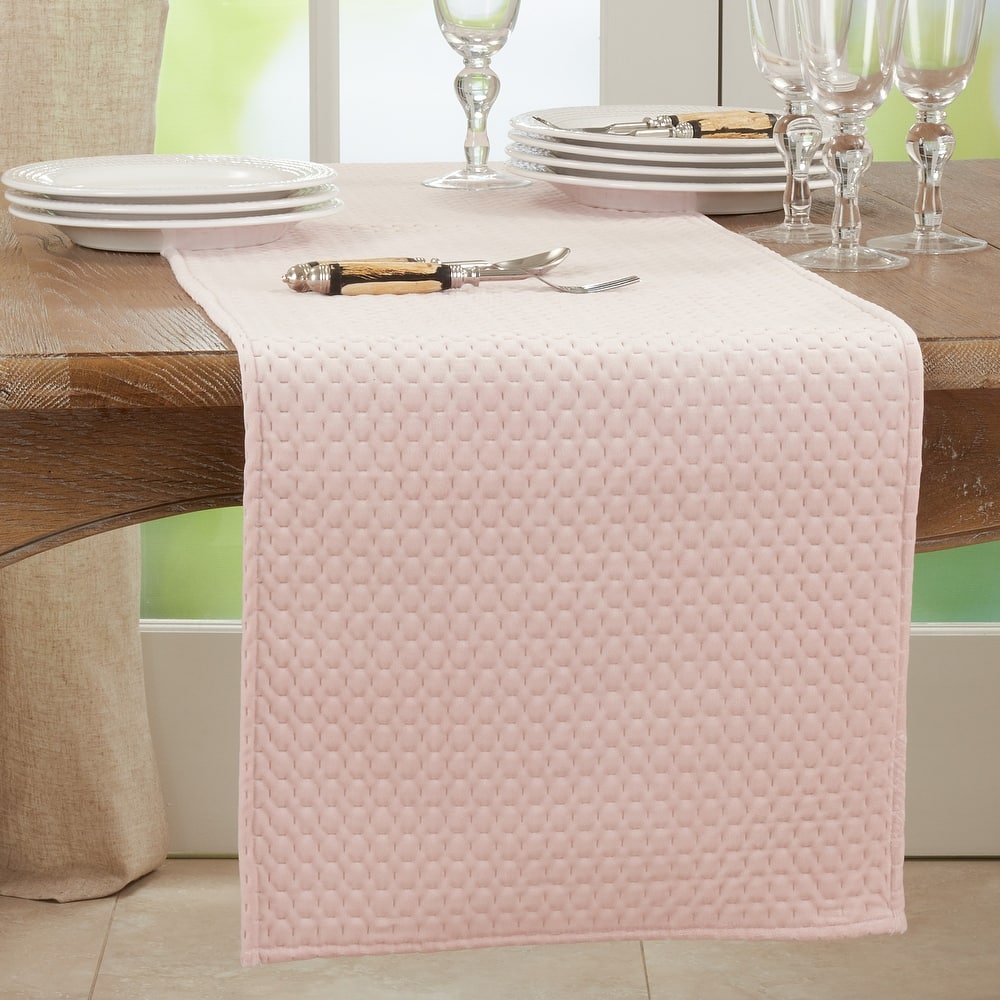 Long Table Runner With Pinsonic Velvet Design