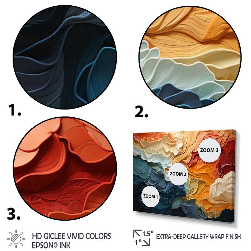 Designart "Biomorphism Organic Forms V" Modern Wall Art Living Room