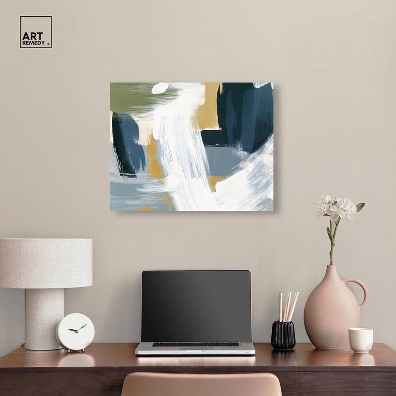 Moss Layers III Canvas by Art Remedy, Gallery Wrapped