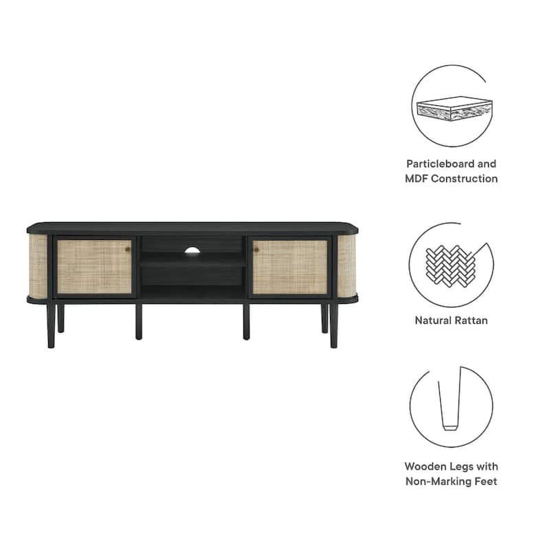 Miramar 60'' Wood TV Stand