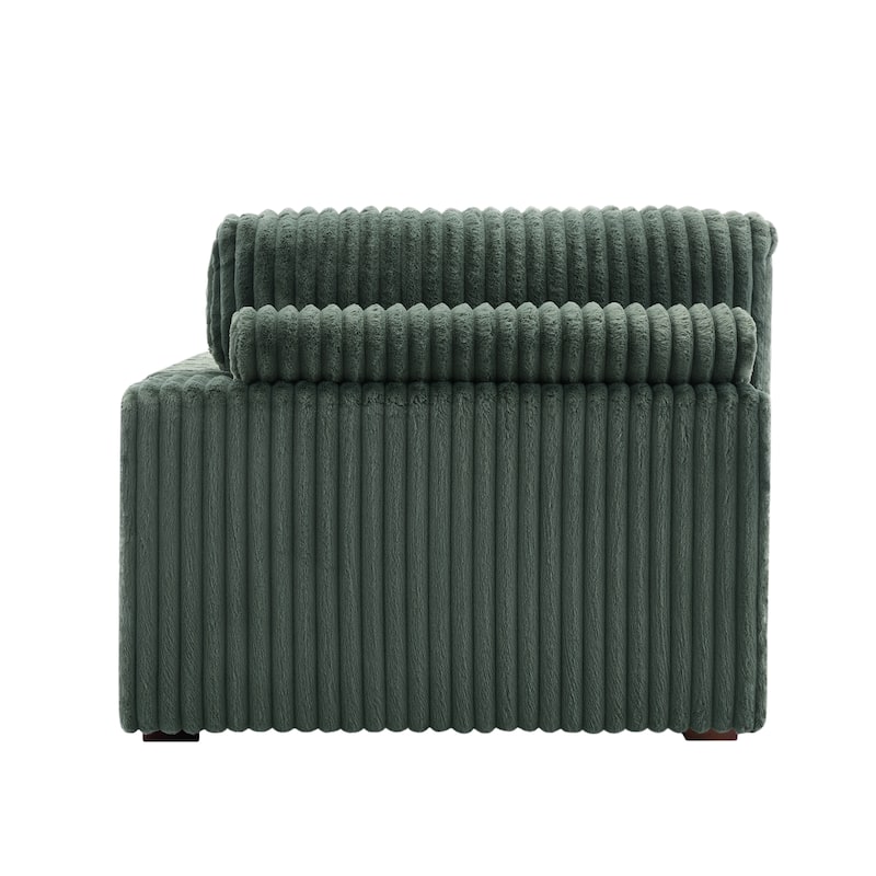 Oversized L-Shape Upholstered Chaise Lounge Sofa Couch