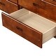 preview thumbnail 7 of 45, Twin Size Platform Storage Bed Solid Wood Bed with 6 Drawers,Paint Surface,Environmentally Friendly Materials，Brown