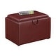 preview thumbnail 7 of 48, Convenience Concepts Designs4Comfort Accent Storage Ottoman with Reversible Tray