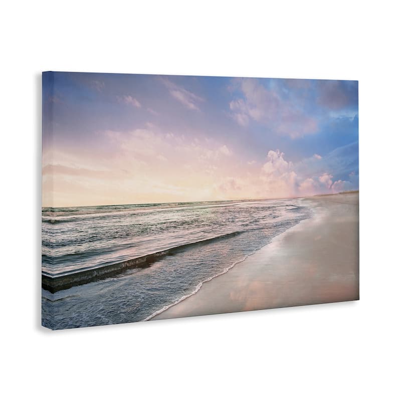 Stupell Receding Beach Shore Canvas Wall Art Design By Natalie Carpentieri