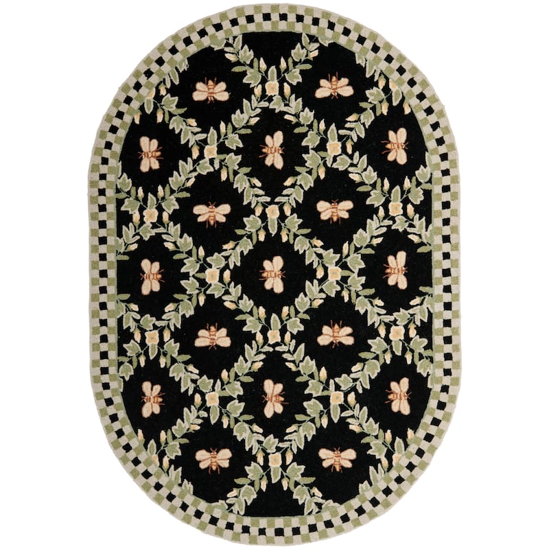 SAFAVIEH Handmade Chelsea Aubree French Country Trellis Wool Rug