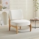 preview thumbnail 24 of 52, Modern Teddy Slipper Chair Armless Lounge Sofa