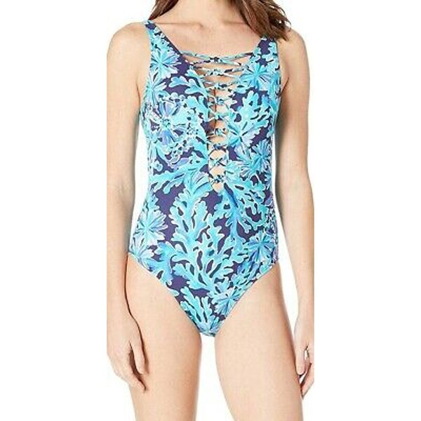 isle lattice one piece suit