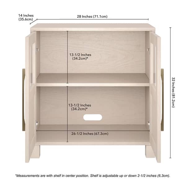 dimension image slide 0 of 4, Holbrook 28" Wide Rectangular Accent Cabinet - 28" Wide