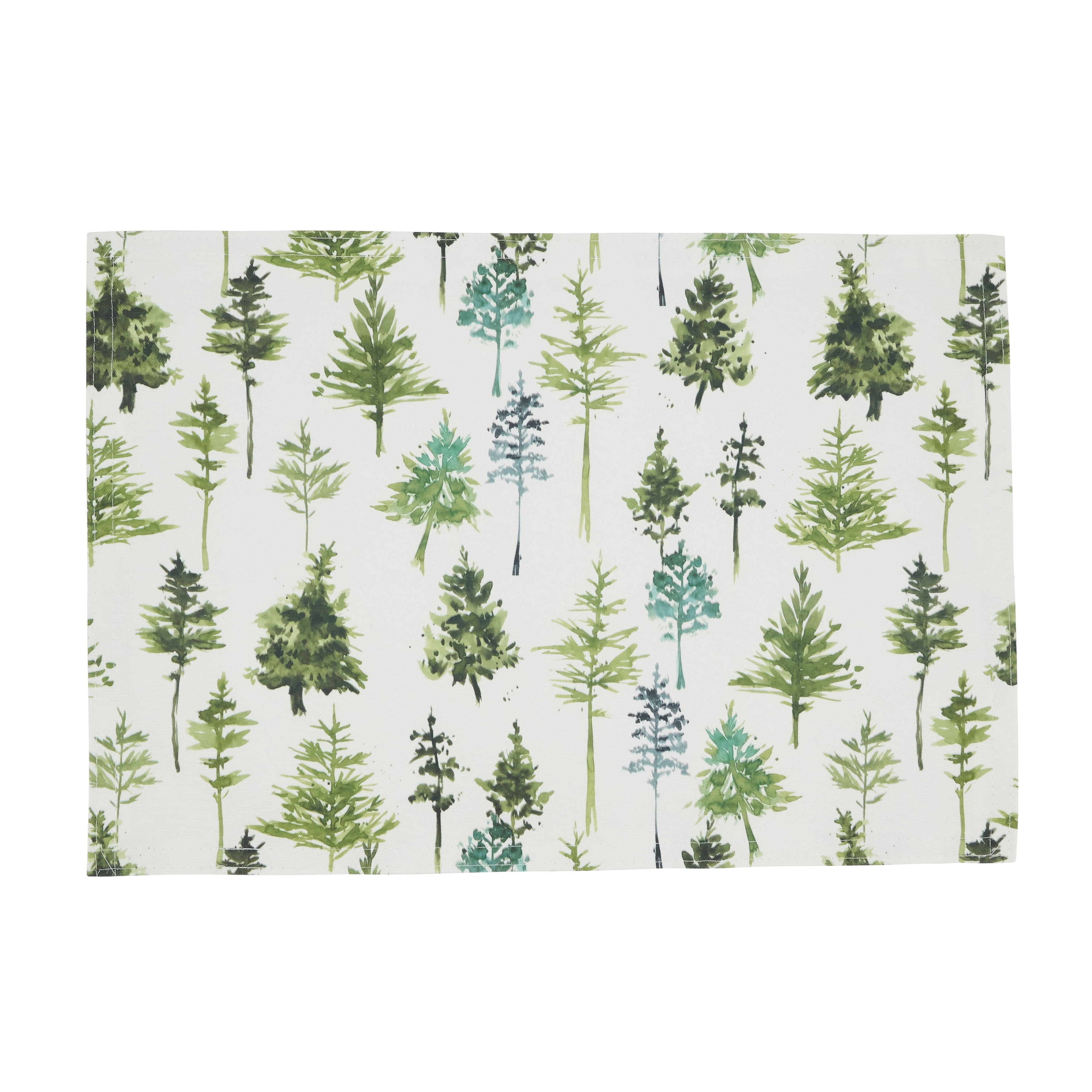 Table Placemats With Forest Trees Design (Set of 4)