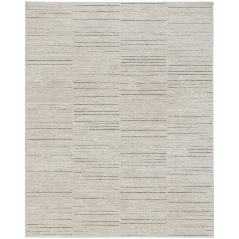 HomeRoots Abstract Scandinavian Rectangle Area Rug