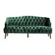 preview thumbnail 16 of 32, Adelia Modern Glam Tufted Velvet Sofa by Christopher Knight Home