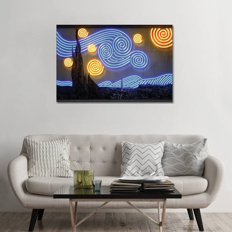 iCanvas "Starry Night" by Octavian Mielu Canvas Print - 32x48x1.5