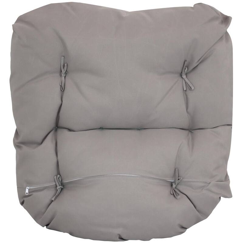 Replacement Seat and Headrest Cushion for Danielle Egg Chair - Gray