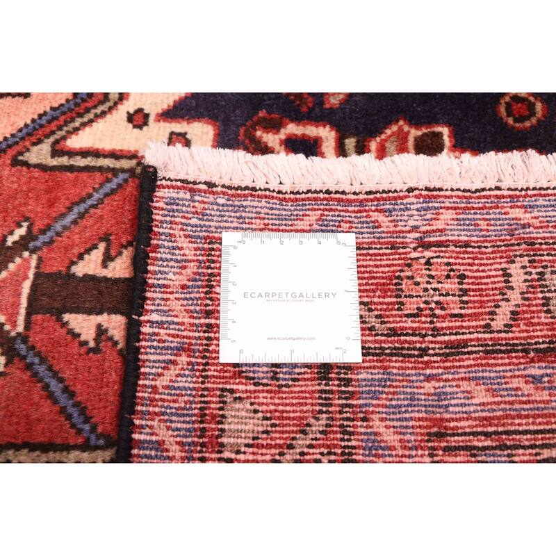 ECARPETGALLERY Hand-knotted Konya Anatolian Dark Navy Wool Rug - 3'5 x 9'11