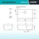 preview thumbnail 6 of 8, Lexicon Granite Composite 32 inch Kitchen sink in Galaxy White - 19x32