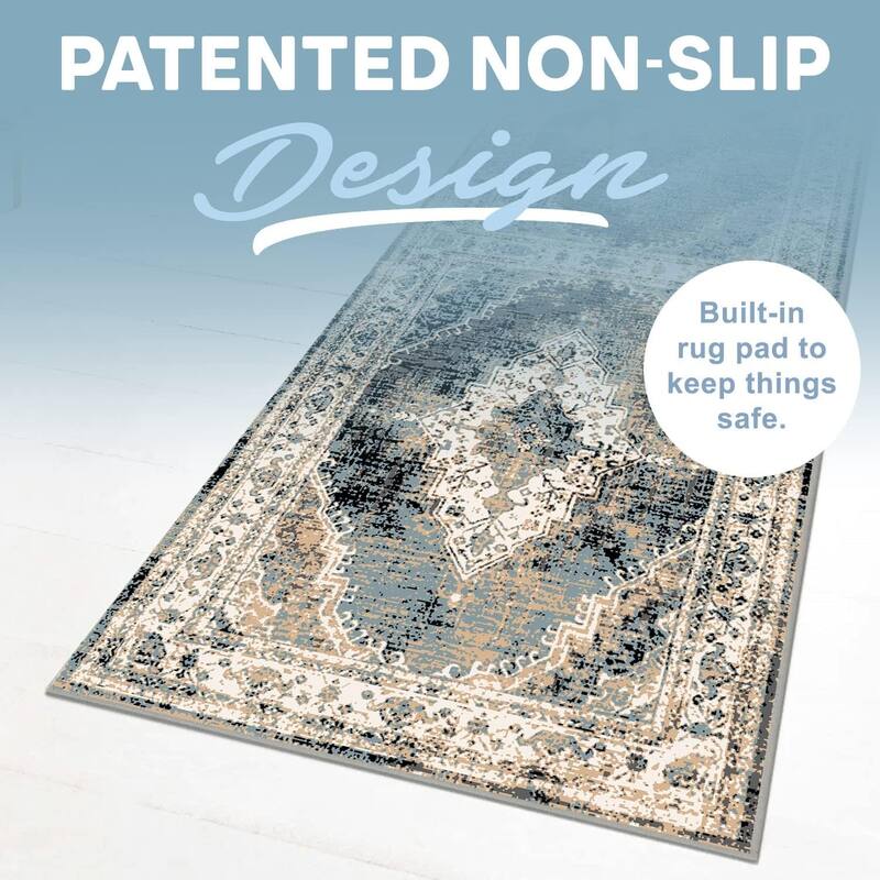 Microdry Washable Area Rug - Inez
