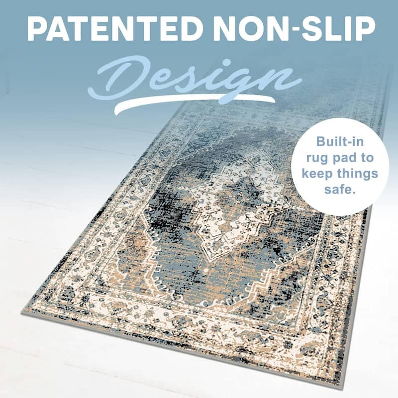 Microdry Washable Area Rug - Lillah