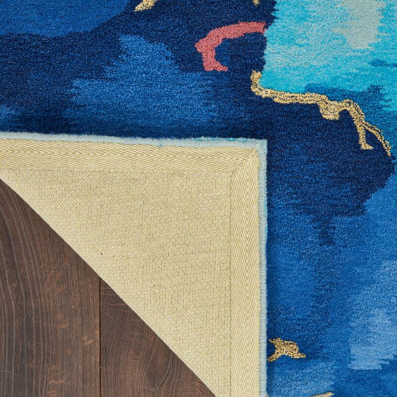 Nourison Prismatic Radiant Carved Modern Abstract Area Rug