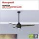 Honeywell Eamon 52" Modern Espresso Bronze Remote Control Ceiling Fan with Integrated LED Light, 3 Blade