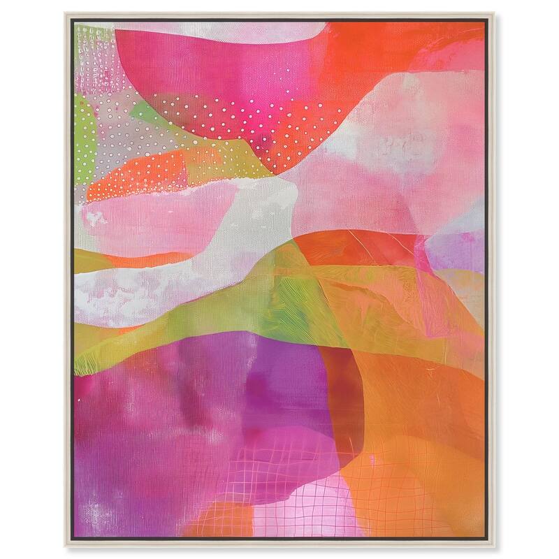 Garnet Gleam I Canvas by Art Remedy - 16" x 20" - Silver