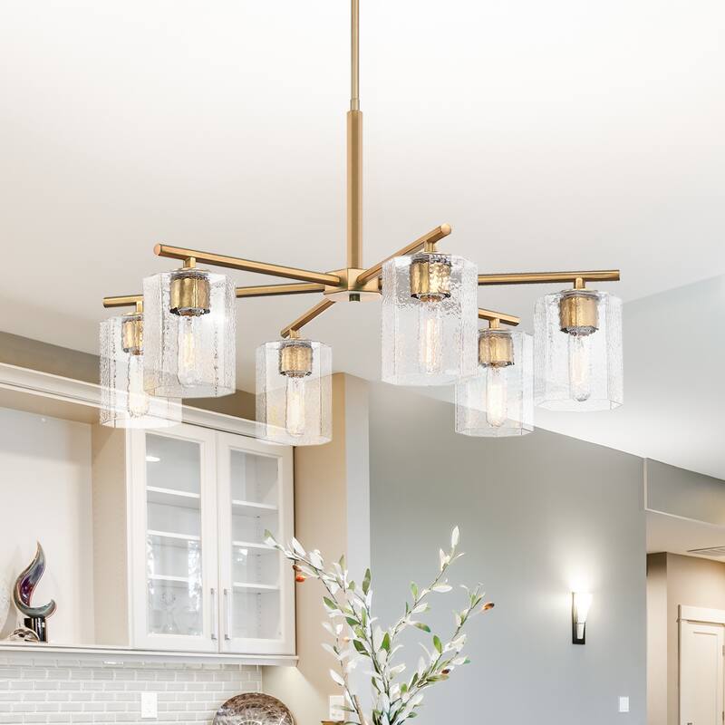 Designers Fountain D309M-6CH Haven 6 Light 32" Wide Chandelier