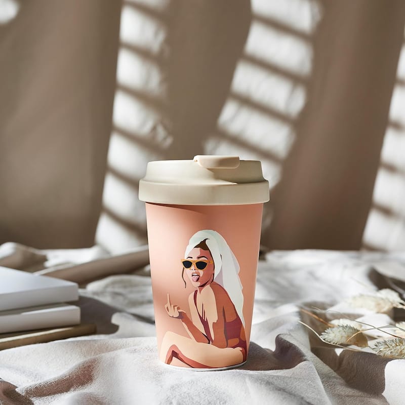 BrainStream Plant Based 12 oz Sustainable Deluxe Cup