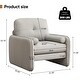 preview thumbnail 17 of 76, HOMYKA Oversized Accent Chair, Modern Sherpa Single Sofa with 2PCS Pillows
