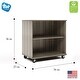 preview thumbnail 19 of 21, Tot Mate Open Single Sided Mobile Storage Locker, Write-on Wipe-off Markerboard Back - 36" Height x 23" Depth