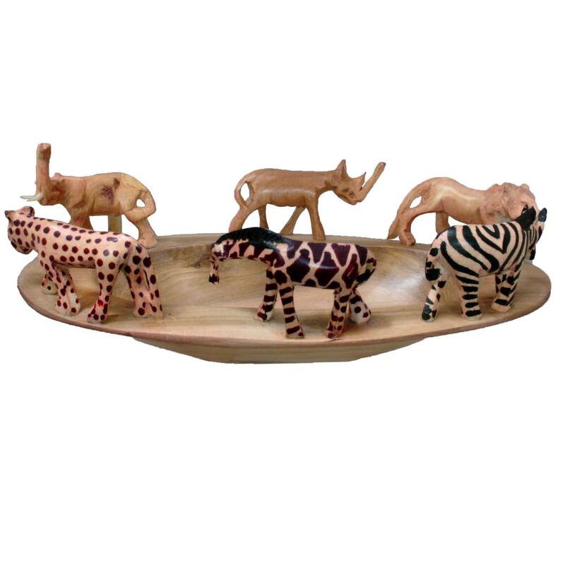 Wooden Safari Bowl