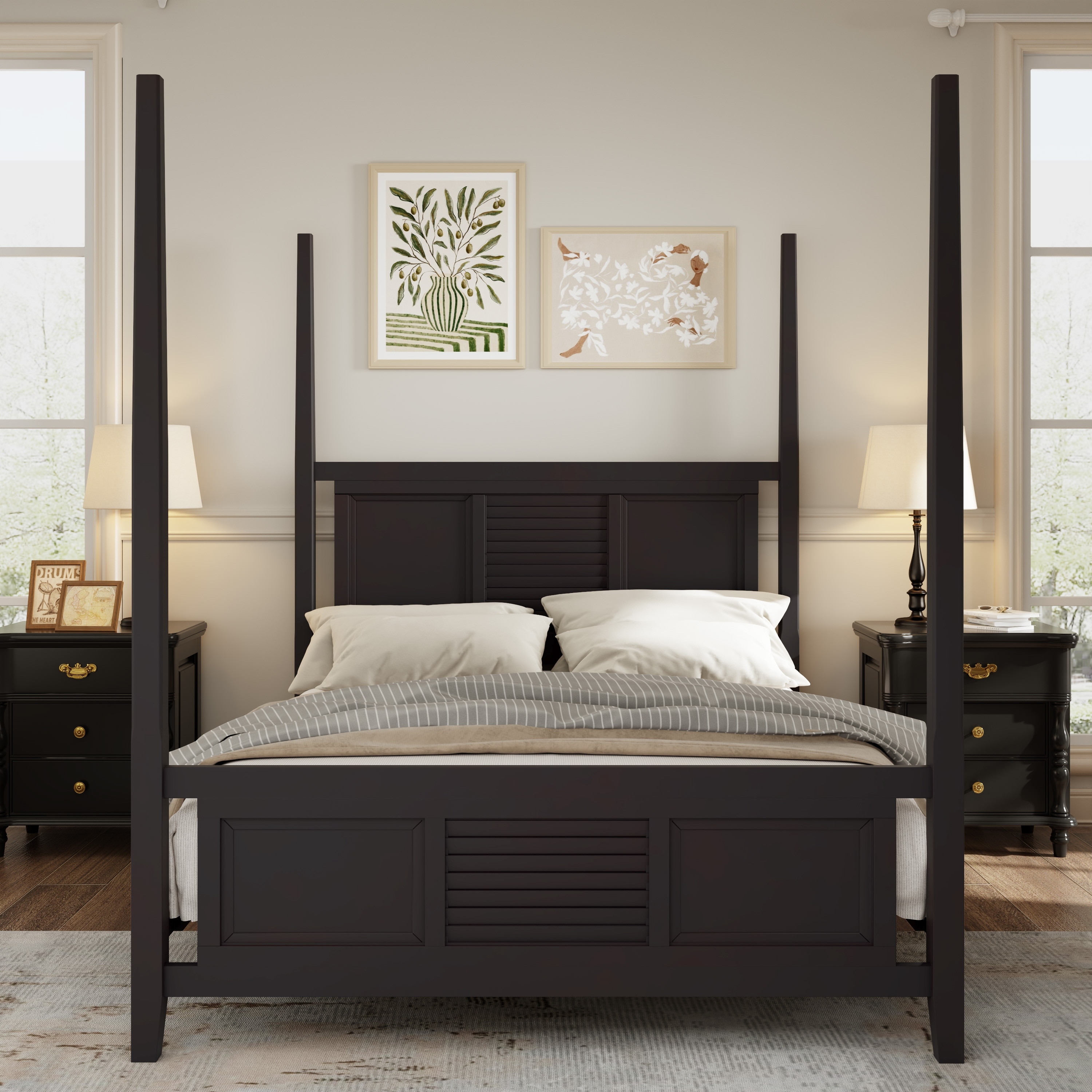 king size four poster bed frame
